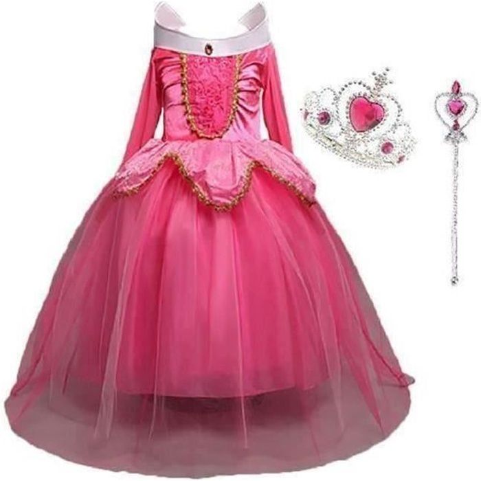 Robe princesse Rose -3 / 4 ans - Cdiscount Jeux - Jouets