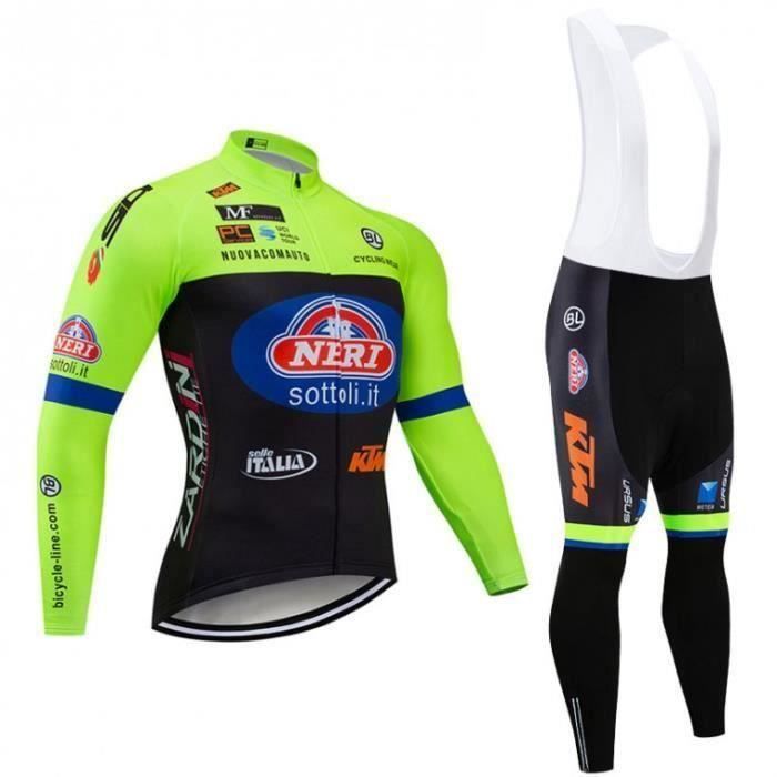 ITALIA Maillot Cyclisme Homme Taille XL Homme Haut Sport Vintage Vélo