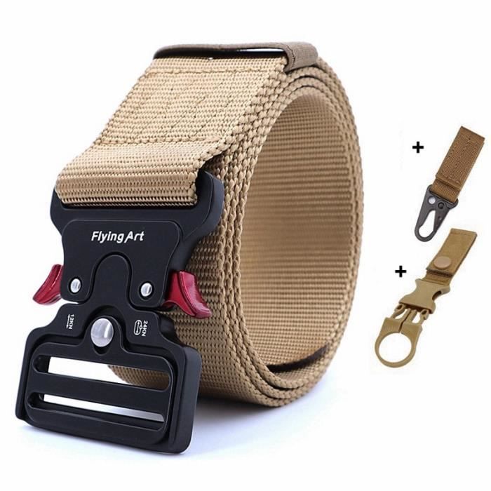 BESTKEE Ceinture tactique, ceinture ilitaire en nylon de 3,8 c avec