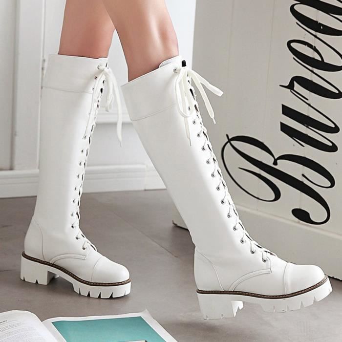 Bottillon shop lacet femme