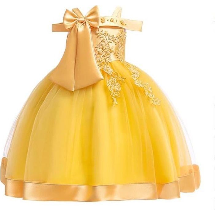 robe de princesse jaune