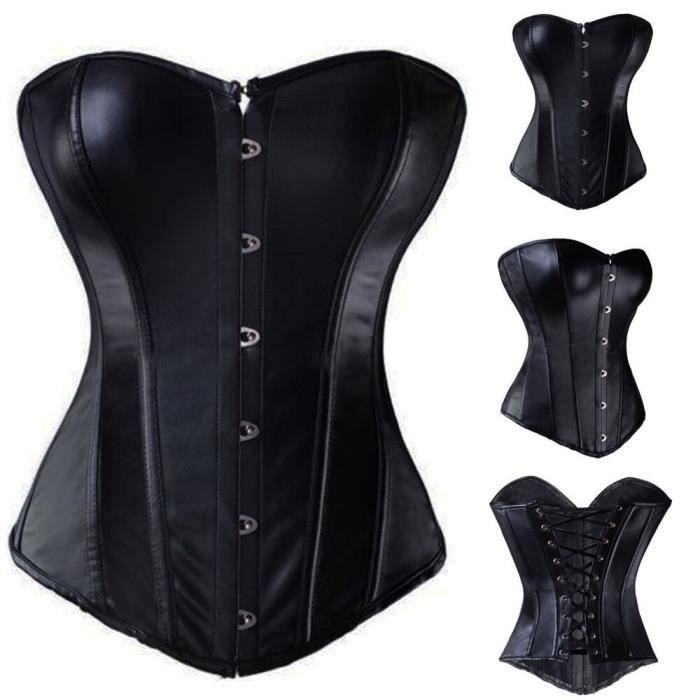 BUSTIER - CORSET Femme - Corset Et Sculpte Ton Corps - Style 2 - Noir WH™ Noir - Prêt
