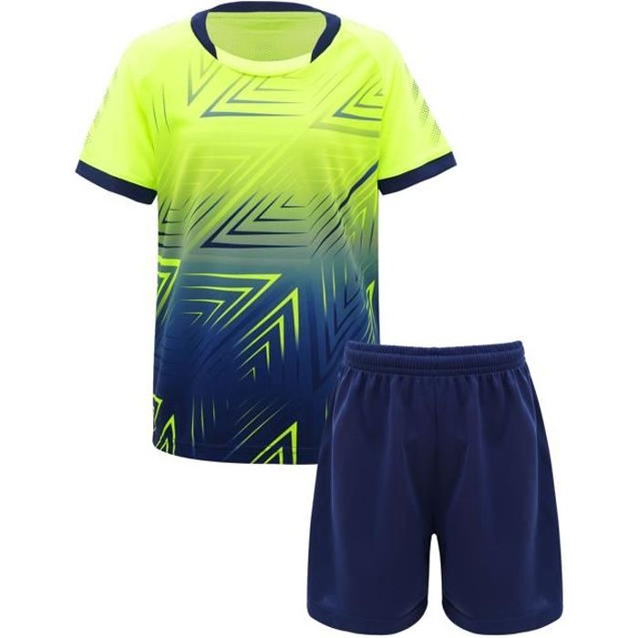 IEFIEL Enfant Gar on Ensemble Maillot de Foot et Short Sport