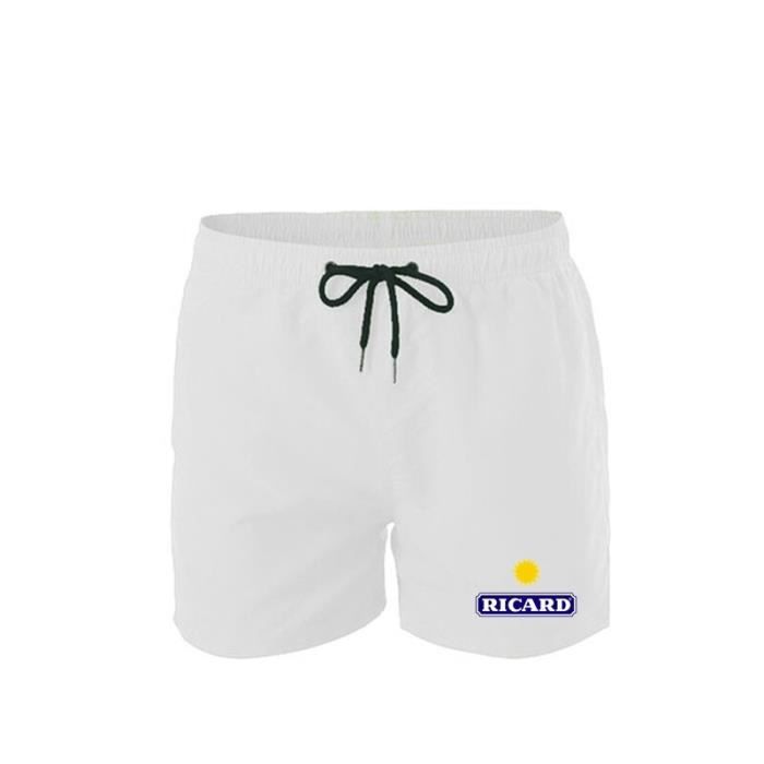 Short de bain,Maillot de bain Ricard pour hommes, short de plage, de planche, de course, de