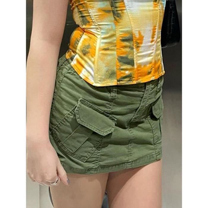 Mini-jupe Vintage En Laine évasée, Noir, Taille M, Marque Pinko - Occasion Bon état