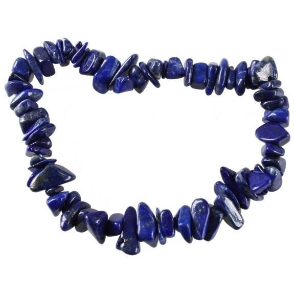 Bracelet baroque - OBJECTIF ZEN - Lapis lazuli - Femme - Bouclier énergétique - Fil silicone élastique