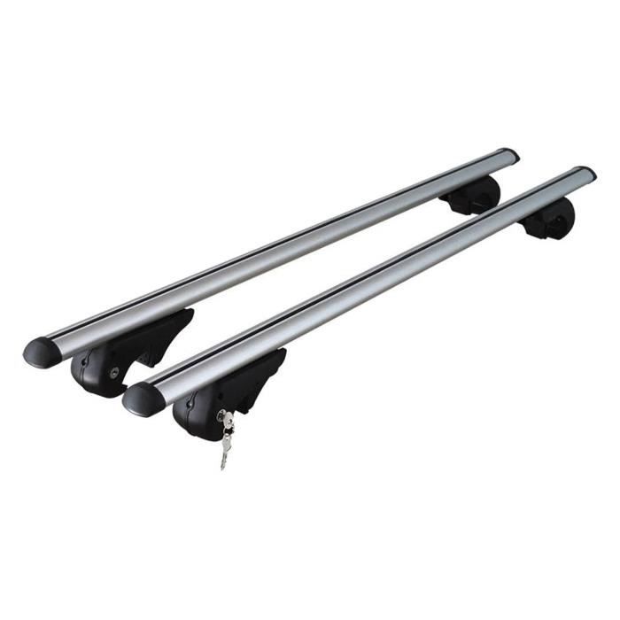Menabo Barres de Toit Transversales pour Porsche Cayenne PO536 2019-2026 Noir