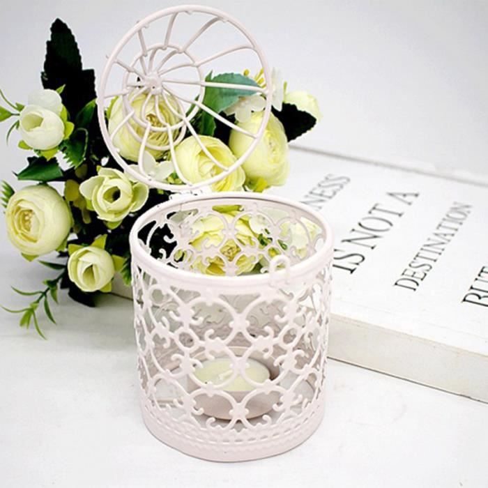 50 Boîtes à Dragées Mariage En Forme De Cage à Oiseaux - Design Marriage-Couple - Papier Et Ruban