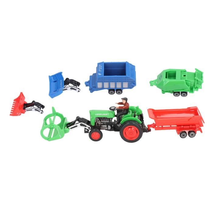 CEN Mod?�le de jouet de tracteur Mod?�le de tracteur jouet, mod?�le de tracteur de ferme exquis 