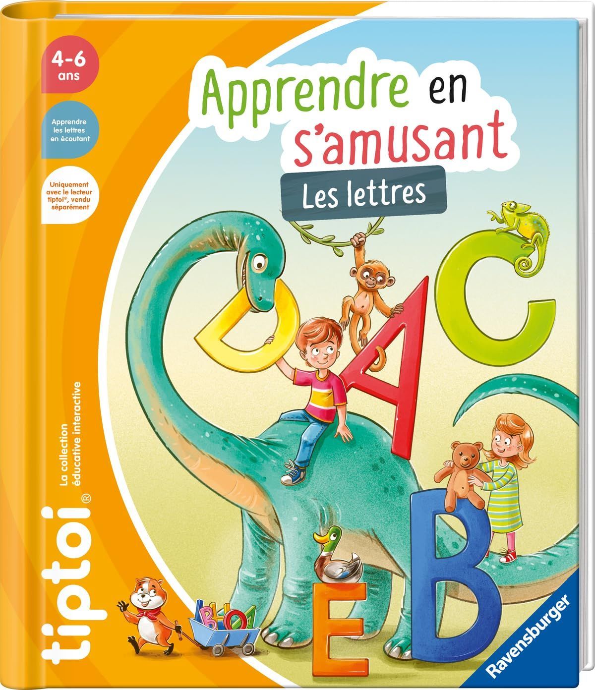 Ravensburger tiptoi® Livre interactif Apprendre en 'amusant : Les Lettres Jeu éducatif électronique sans écran A partir de Version française 13099050 - vue 7