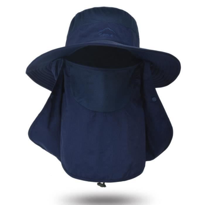 SAGACE chapeau hommes été en plein air Protection solaire respirant