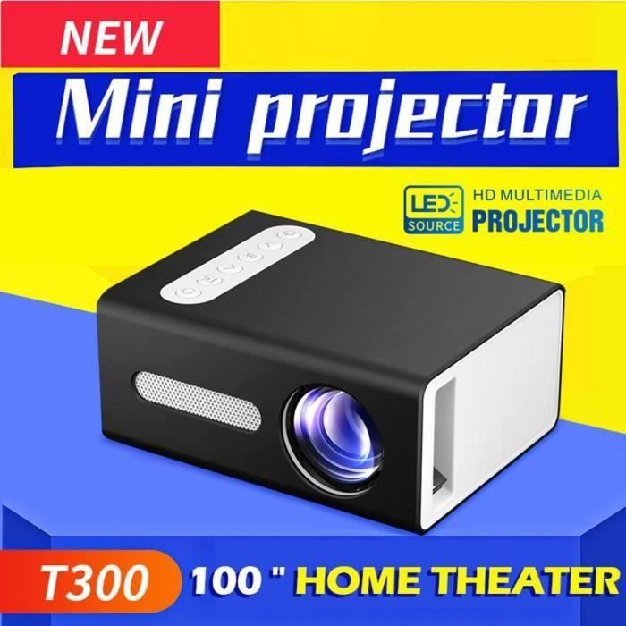 Fleu Projecteur portable T300 Projecteur LED Projecteur vidéo à la ...