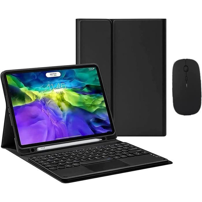 Coque Clavier AZERTY Français Pour IPad Mini 5/4/3/2/1 7.9" - Bluetooth, Magnétique, Détachable - Rose
