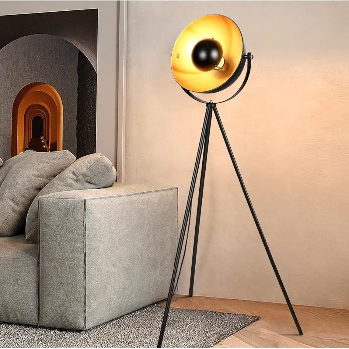 Monzana Lampadaire simple avec liseuse 'Alissa' Blanc hauteur 175 cm Lampe  orientable sur pied Éclairage intérieur salon bureau - Cdiscount Maison