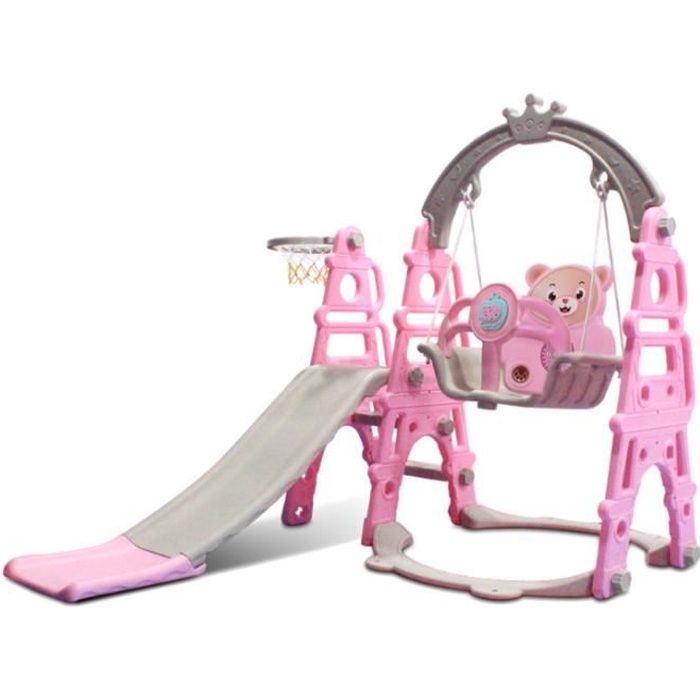 Tempsa 3 En 1 Toboggan Enfant Avec Balancoire Aire De Jeu Interieur Maison Rose Cdiscount Jeux Jouets Tempsa 3 En 1 Toboggan Enfant Avec Balancoire Aire De Jeu Interieur Maison Rose Cdiscount Jeux Jouets