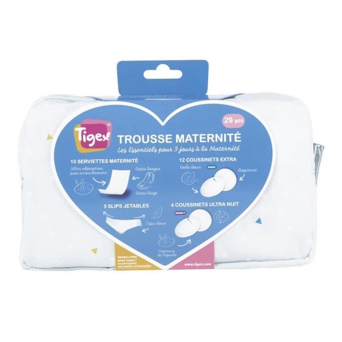 Tigex Trousse De Maternite Les Essentiels Pour 3 Jours Cdiscount Puericulture Eveil Bebe