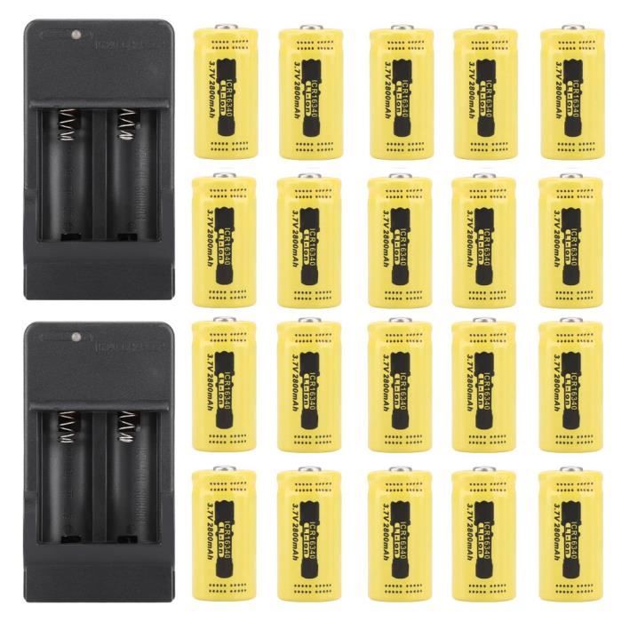 Batterie Rechargeable 3.7V 4000mAh - Pack De 4, Pour Lampe, Ventilateur, Jouets, Appareils Électroniques