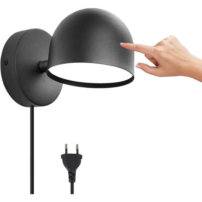 Applique Murale LED En Forme De Nuage - Veilleuse Tactile Dimmable 3000K - 12W, 30x18.5 Cm - Pour Chambre Enfant, Salon, Chevet