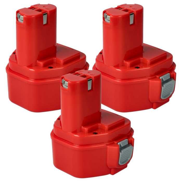 Vhbw 2x Akku Für Makita 12V Werkzeuge – 3000 MAh, NiMH, Kompatibel Mit 6316DWAE, 6317D Uvm.