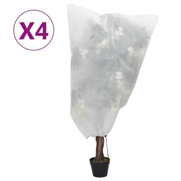Meilleurs prix pour vidaXL Housses de protection pour plantes avec cordon de serrage 4 pcs 364863