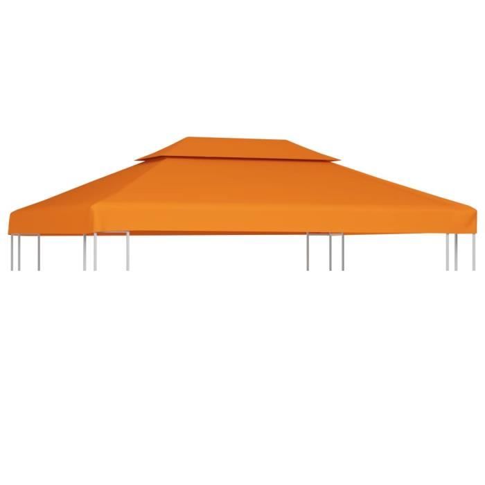 vidaXL Toile de remplacement de belvédère 310 gm² 3x4