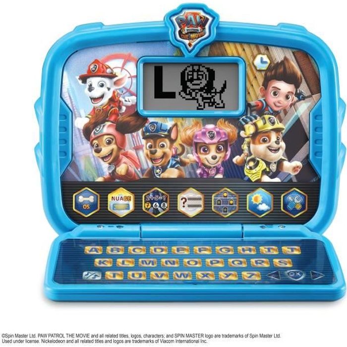 LEXIBOOK PAW PATROL Bilingue Éducatif Ordinateur Avec 124 Activité