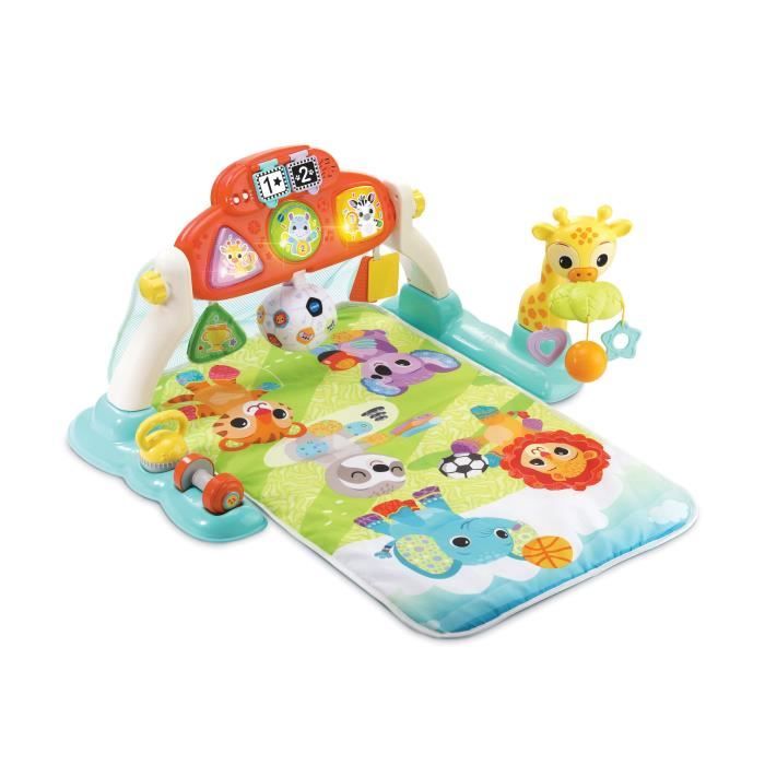 VTech - Tapis d'Éveil Baby Sport 4 en 1 - Jouet d'Activité et de Développement Musical et Évolutif