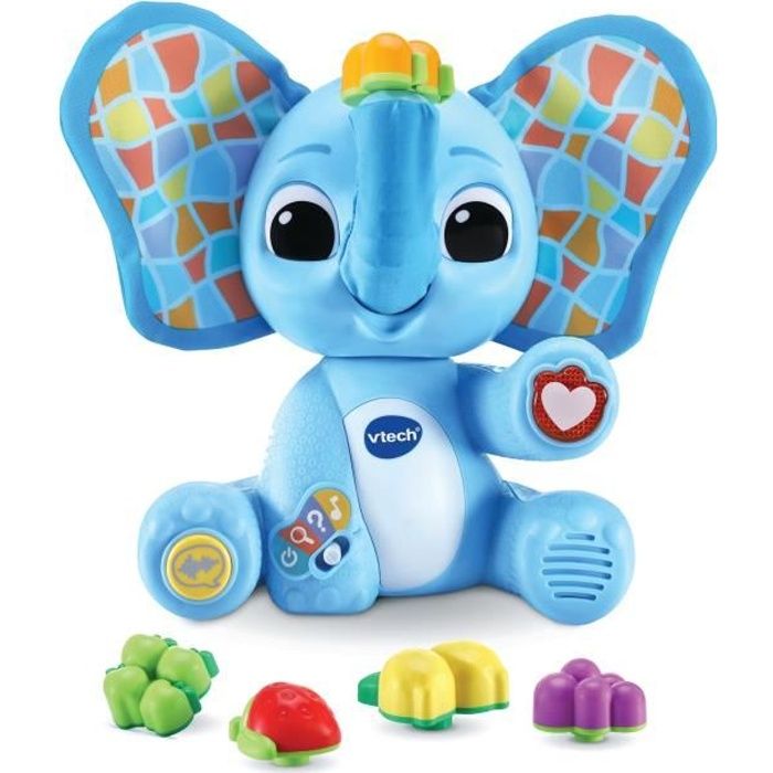 VTECH BABY - Gontran, Mon Éléphant Gourmand - Jouet éducatif interactif pour enfant