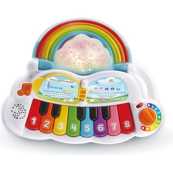 VTech - Tambour Lumi Magique - Jouet Musical Bébé / de 6 Mois à 3 Ans –  Version FR