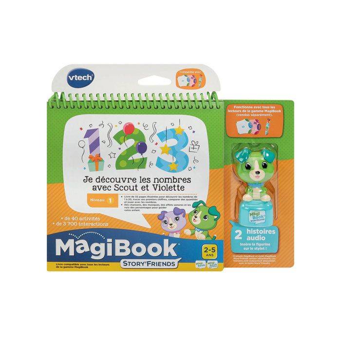 Jeu Éducatif VTech 80-484705 – MagiBook Story'Friends Je Découvre Les Nombres - vue 2