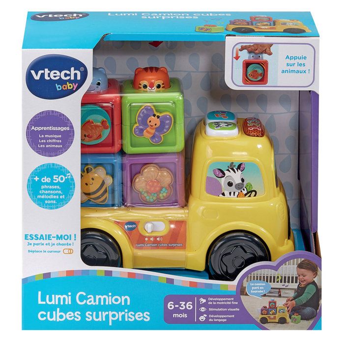 Cubes Vtech Baby Lumi Camion Cubes Surprises - vue 2