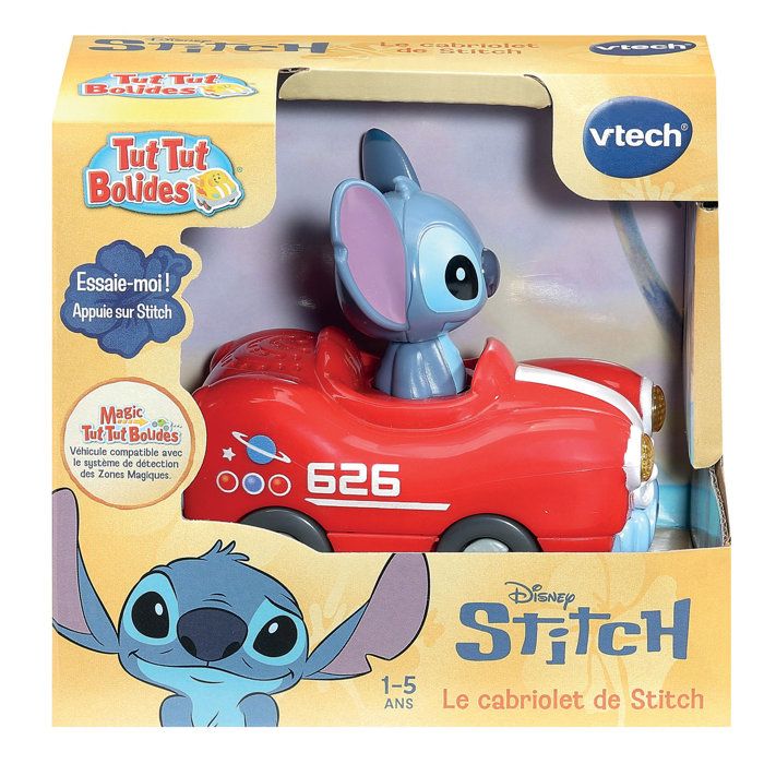 VTECH TUT TUT BOLIDES STITCH LE CABRIOLET DE STITCH