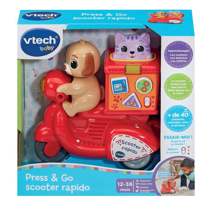 VTech Press & Go Scooter Rapido - vue 3