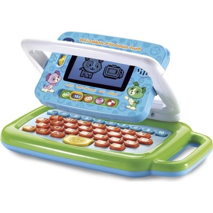 Vtech - Ordi tablette - P'tit Genius Touch - Vert