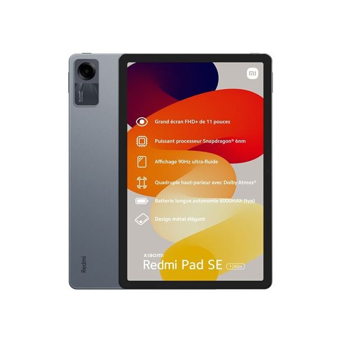 Tablette tactile Xiaomi REDMI PAD SE 128Go Noir