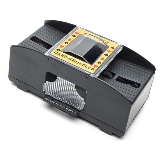 Mélangeur de cartes entièrement automatique 2 en 1 et croupier, distributeur de cartes de poker de casino multifonctionnel pour 8 jeux, machine à diviser les cartes de poker pour UNO, Texas Hold'em Mélangeur de cartes entièrement automatique 2 en 1 et croupier, distributeur de cartes de poker de casino multifonctionnel pour 8 jeux, machine à diviser les cartes de poker pour UNO, Texas Hold'em