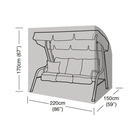 Housse Pour Balancelle De Jardin 3 Places Gamme Confort Coloris Vert Achat Vente Housse Meuble Jardin Housse Pour Balancelle De Cdiscount