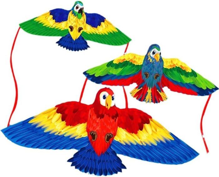 Cerfs-Volants en Colorés, cerf-Volant de Bateau à Voile 3D pour Enfants