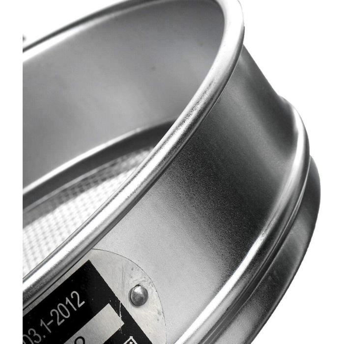 Tamis Farine Acier Inox 80 Mesh - 20cm, Maille Fine Pour Sucre Glace, Matcha, Pâtisserie Propre
