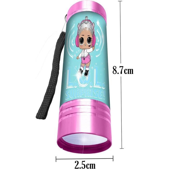 Lol Surprise Mini Lampe Torche 8,7 Cm, Lampe De Poche Pour Enfants Avec 9  Led