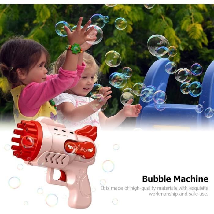 Machine à Bulles Portable – Souffleur Automatique, 2 Bouteilles De Solution, Design Cerf/grenouille – USB, Pour Enfants 3-10 Ans