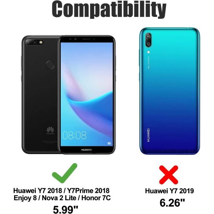 Coque Pour Huawei Y7 2018 Y7Prime 2018 Enjoy 8 Nova 2 Lite