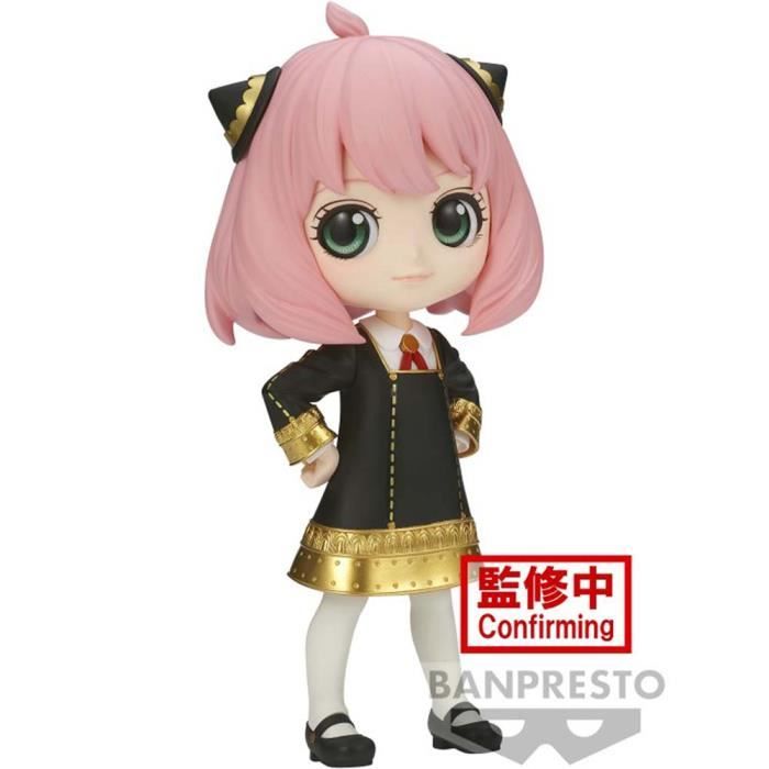 Banpresto Q Posket Anya Forger Spy×Family – Figurine 4 Cm PVC, Collection Anime, Cadeau Fan Dès 15 Ans