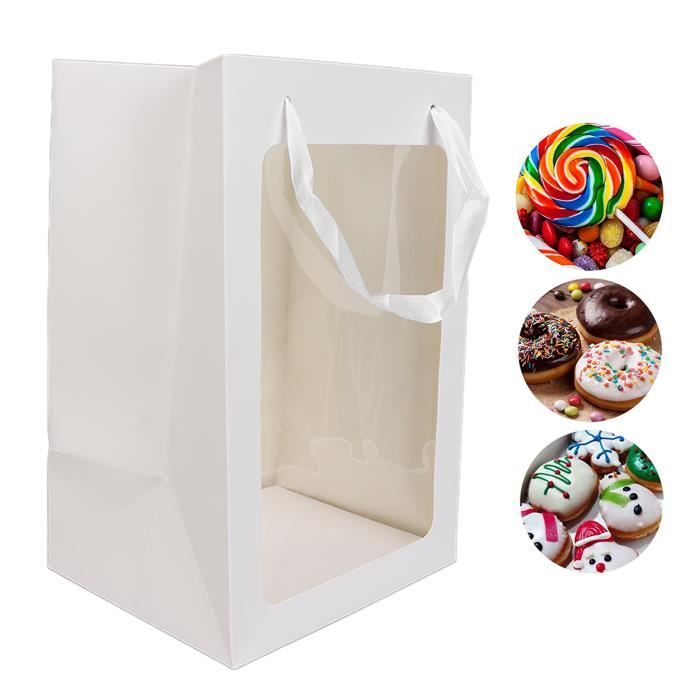 Boîte de Bonbons 24 Pièces,Boîtes de Fête,Boîte Cadeau Anniversaire,Sac de  Fête Sac de Bonbons,Boite de Papier,Sac de Fête pour Enfants,Fête