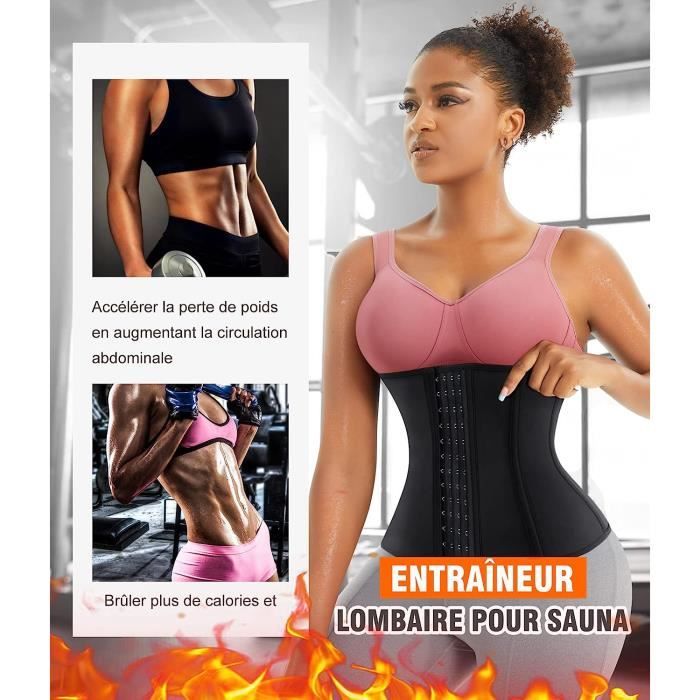 Ceinture de Sudation Abdominale Femme Gaine Sport Ventre Plat