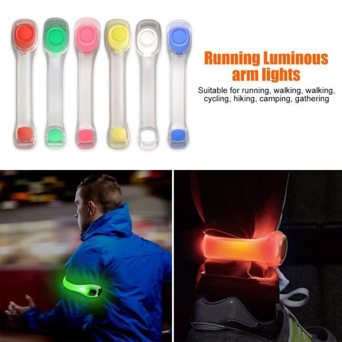 TOPJOWGA 8 Bracelets Lumineux LED - 3 Modes - Ajustable - Fête Anniversaire Rave Concert - Multicolore