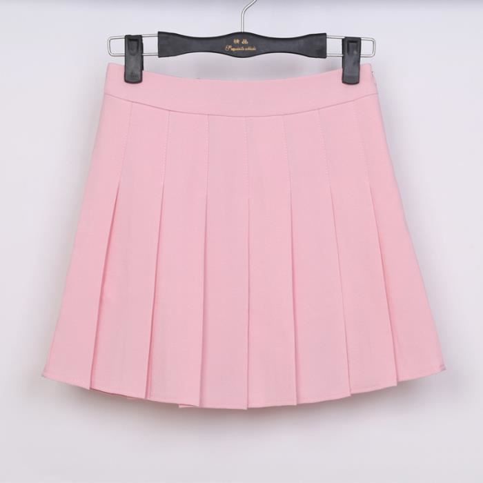 Short skinny taille haute poches arrières bouton uni Femme JDY Noir
