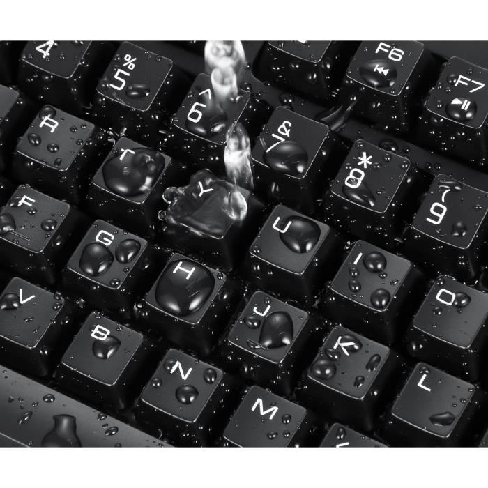 Clavier tactile en verre trempé - USB
