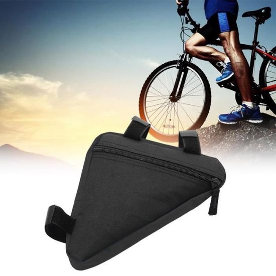 Sacoche Velo Sac Triangle Velo Sac Triangle Tube Avant De Bicyclette Sac Cadre Triangle Etanche Pochette De Cyclisme Noir Prix Pas Cher Cdiscount