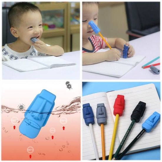 Embouts de Crayon, Dsaren 5 Sûr Silicone Oral Motor Chew Pencil Toppers  Idéal pour Bébé ou Besoins Spéciaux de l'autisme - Cdiscount Santé - Mieux  vivre